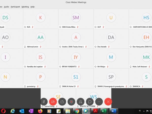 Vidcon PJJ dan Manajemen Sekolah Bersama SMKN 1 Tuntang