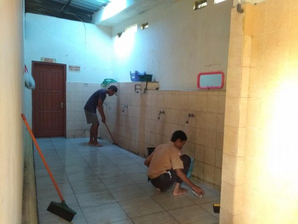 Jumat Bersih SMKN Satu Atap Tuntang