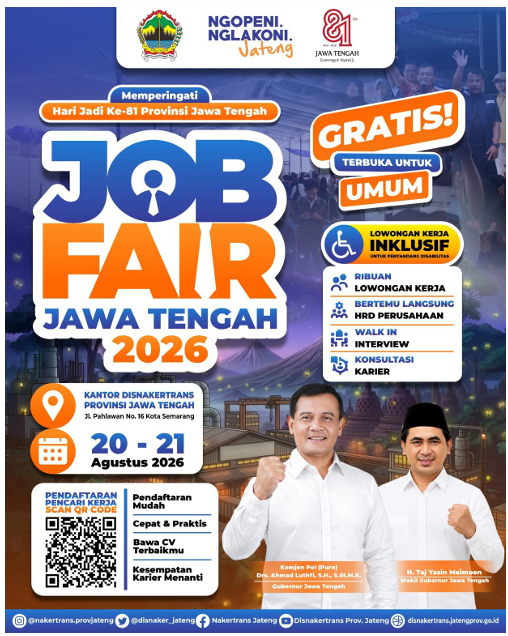 Job Fair Disnakertrans Jateng 2026