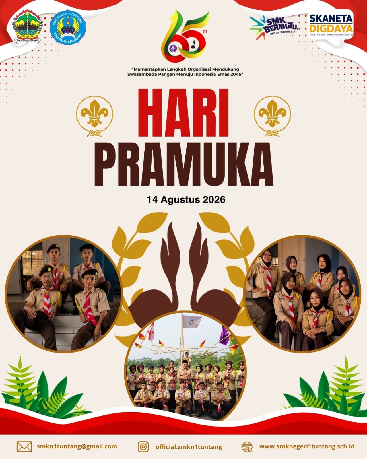Hari Pramuka ke 65 di SMKN 1 Tuntang Hari Pramuka ke 65 di SMKN 1 Tuntang